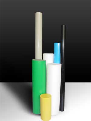 barres i plaques de plàstic tècnic polietilè de colors